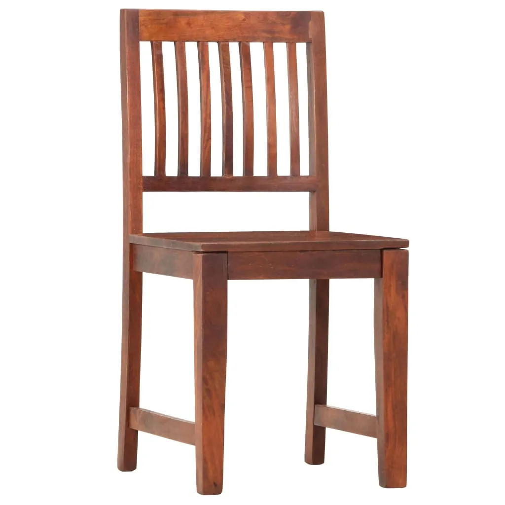 Medina Eetkamerstoelen 6 st massief mangohout
